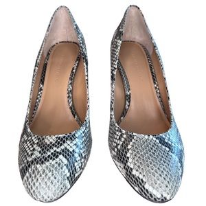 Banana Republic Snake Skin Block Heels